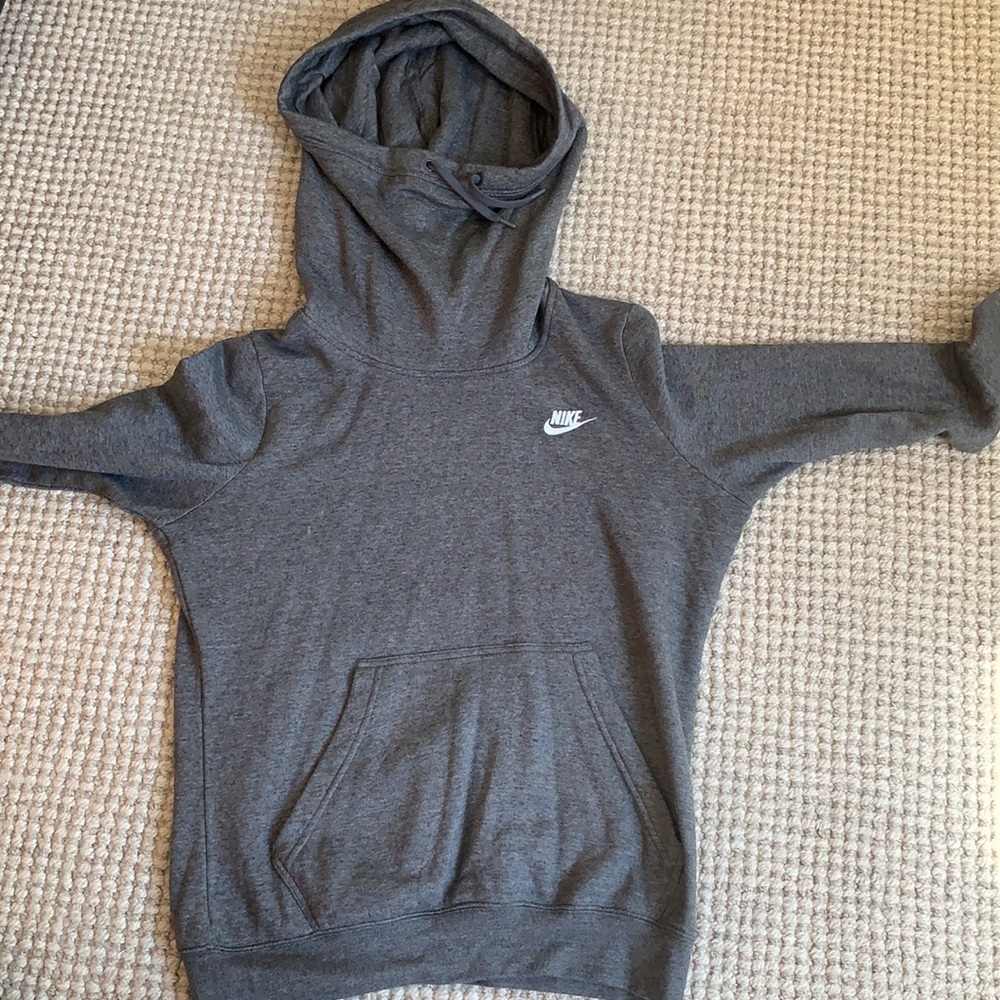 Women’s Nike Grey Cowl Neck Hoodie
